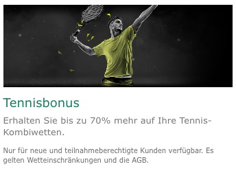 Bet365 Wimbledon Tennis Bonus Kombi