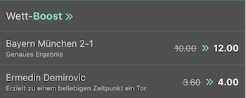 Auch für Bayern München gegen Augsburg hat Bet365 erhöhte Quoten parat.