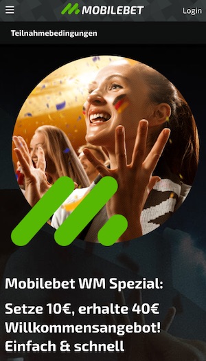 Mobilebet WM Bonus