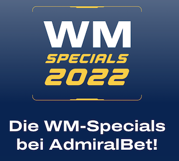 Die WM Specials von Admiralbet 