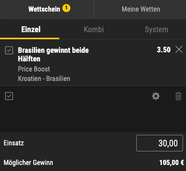 Bwin Kroatien Brasilien Quotenboost