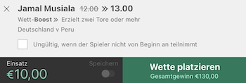 Bet365 Tipp für Deutschland - Peru